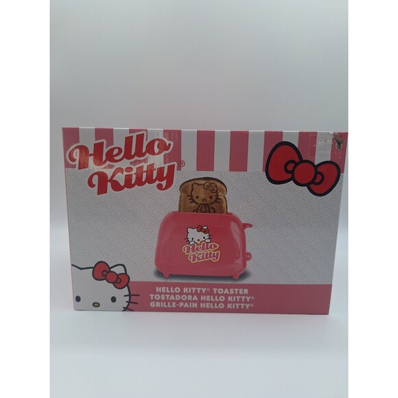 Hello Kitty Toaster New In Box 2 Slice Cool Touch Adjustable Browning - Picture 1 of 7